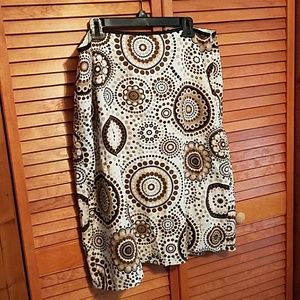 Cato size 18-20w fully lined linen skirt